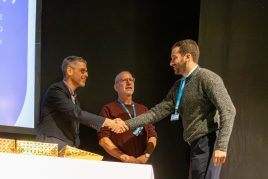 Barak Talmor and David Lehrer receive the SID Distinguished Organization Award